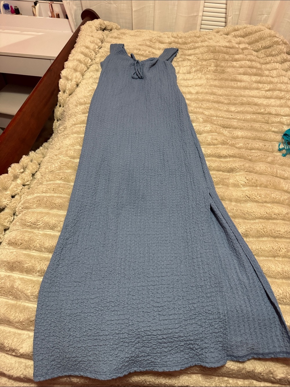 Jessica Simpson Slate Blue Maxi Dress